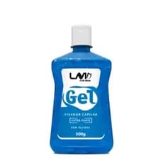 Gel fixador Capilar Extra- Forte, LAVID Cosmeticos, Azul 500g