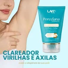 Clareador Porcelana Dérmica Lavid para Virilha e Axilas 100g