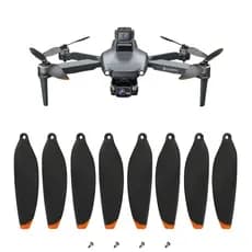 Kit Helice Drone Lyz Rc L600 Pro/ Pro Max Reposição Preto