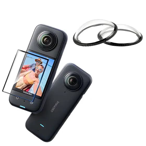 Kit Protetores Para Lente Anti-Riscos Acessórios Proteção Insta360 X4