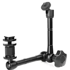 Suporte Braço Articulado Braçadeira Adaptador P Monitor Rosca 1/4 Acessorios Fotografia Iluminação
