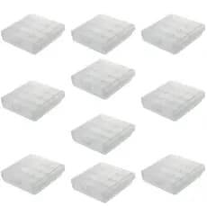 Kit 10 Cases Porta Pilhas Aa/aaa Estojo Organizador