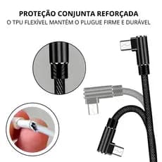 Cabo Carregador Dados Carregador Tipo C Para iPhone 15/16/17 Pro / Pro Max