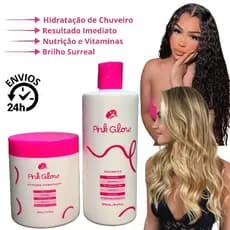 Kit de Hidratação Profissional Capilar fios brilhosos Nutrição para Cabelos Antifrizz Reconstrução