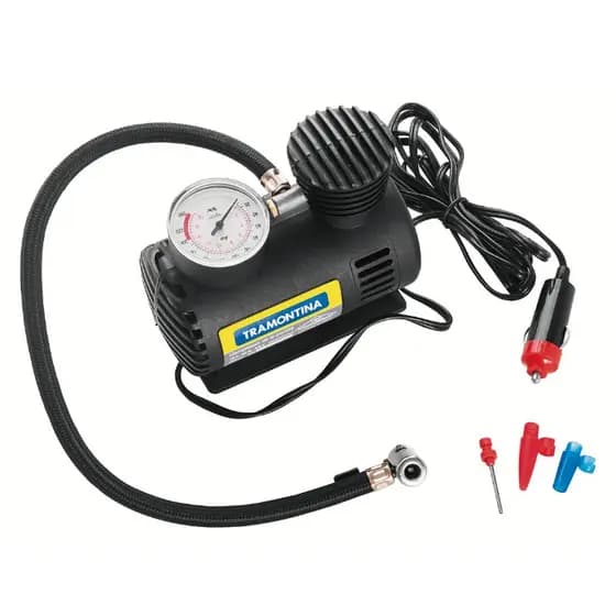 Compressor de Ar Portátil para Carros 300 psi 50 W 12 V TRAMONTINA