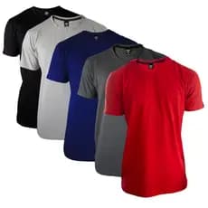 Kit 5 Camisetas Basicas Sortidas Masculino atacado Slim Fit Acamedia Treino Promoção