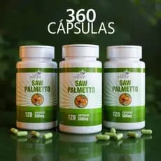 Saw Paumeto 100% Original 120 Capsulas Saude do HOMEM - Suplemento Natural – Uso Diário