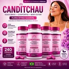 CANDITCHAU PROBIÓTICOS ANTIFUNGO LACTOBACILOS FLORA INTIMA CANDIDIASE CANDIDA CANDIFLORA CANDIA
