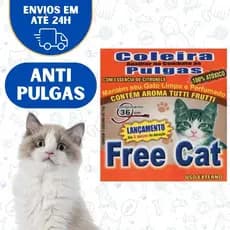 Coleira Free Cat  AntiPulgas Gatos Pet Cachorro Gatos