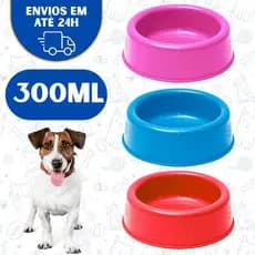 Comedouro Bebedouro Pet Cachorro Gato E Outros 300 ml