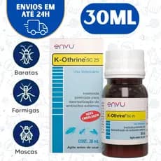 Mata Barata Formiga Mosca K-Othrine Sc 25 30ml Inseticida