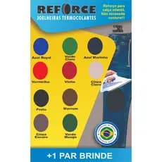 4 Pares Joelheira Termocolante Reforce Remendo Calça Reparo