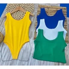 Body Infantil Menina Regata Suplex Básico Liso Conforto