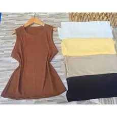 Blusa Regata Feminina Canelada Básica Premium, Ideal para Looks Casuais e Dia a Dia