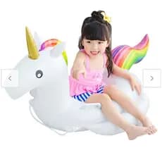 Boia infantil unicornio real. 6 a 36 meses. Boia para bebês. Praia, piscina.