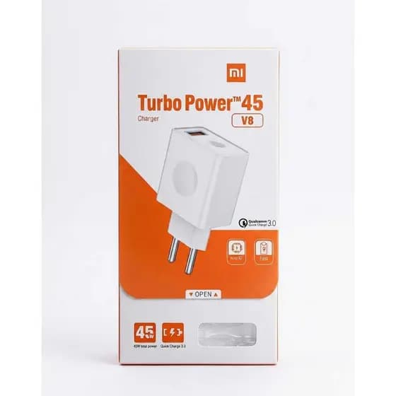 carregador turbo  xiaomi tipo C & V8