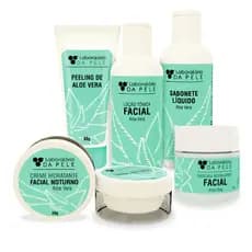KIT CUIDADO COM A PELE ALOE VERA Tratamento da pele e Rosto, Skin Care Para todos os tipos de pele.