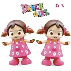 Bonequinha Divertida Boneca Dançarina Com Som e luzes( PILHAS INCLUSAS)