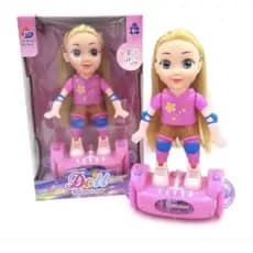 Bonequinha Hoverboard Bate e Volta Com Som e Luzes (PILHAS INCLUSAS)
