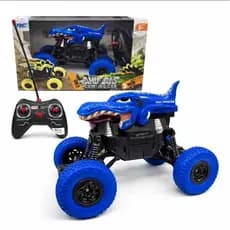 Carrinho Controle Remoto Dinossauro Monster Truck Off Road Rodas Grandes RC Brinquedo Infantil