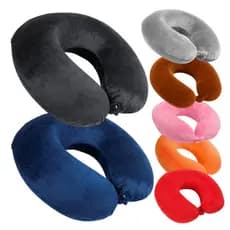 Almofada Travesseiro De Pescoço Protetor Cervical Descanso Viagem Confortável