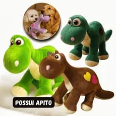 Brinquedo Pet Pelúcia com Apito Anti-Stress para Cachorro Morder e Brincar