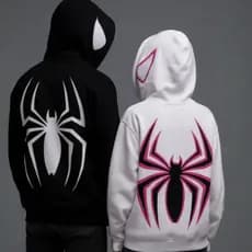 Kit Casal 2 Moletom Spider Style Love Conjunto Flanelado Ajustável