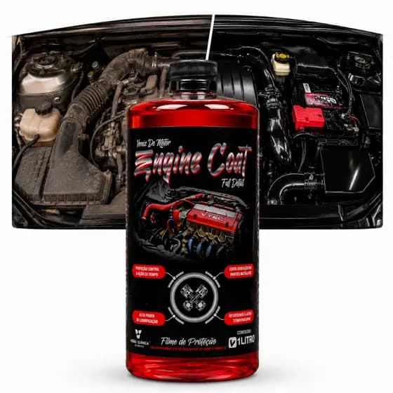 Verniz de Motor Engine Coat Visão Química do Brasil Evita Oxidação