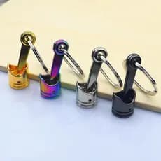 Chaveiro De Pistão De Motor De Automóvel Criativo Multicolor Modelo Metal Para Homens Pingente De Telefone Feminino Acessórios Auto Show Gift