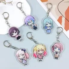 Projeto Sekai Anime Chaveiro Acrílico Dupla Face Figura De Desenho Animado Pingente Chave De Carro Acessórios DIY