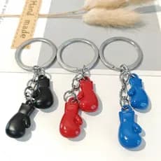 Luvas De Boxe Criativas Chaveiros 3D Metal Sports Keyring for Men Women Backpack Car Key Pendant Acessórios Competição Lembranças