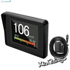 Para O Carro A203 OBD2 Computador A Bordo Digital Mostrador De Viagem Velocidade De Consumo De Combustível Medidor OBD2 Scanner