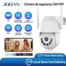 Jooan 5MP Câmera wifi de segurança ip wi-fi camera a prova d água With LED light um ano