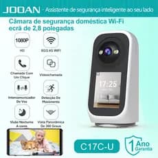 IP Camera Jooan C17C-U 5MP CCTV Camera-Display Screen , Smart Wifi Video Calling Áudio E Vídeo Bidirecional