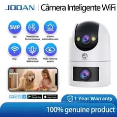 Jooan W8-U 10MP Lente Dupla Câmera CCTV Externa WiFi Conectar Rastreamento Automático Áudio Bidirecional Visão Noturna C