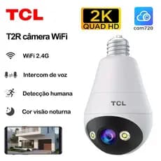 TCL T2R-U 2K QHD Câmera De Segurança Sem Fio Wifi Vigilância Visão Noturna Detecção De Movimento