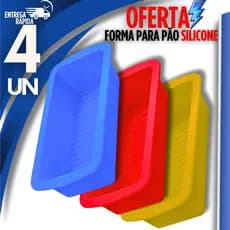 Combo Formas assadeiras Pão Silicone Torta Pudim Bolo Inglês Sobremesas Culinária assadeira