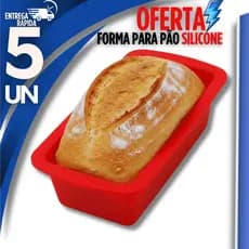 Conjunto Formas assadeiras Pão Silicone Torta Pudim Bolo Inglês Sobremesas Culinária assadeira