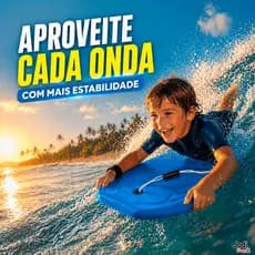 Prancha Surf BodyBoard Onda Radical Master C/Leash Infantil