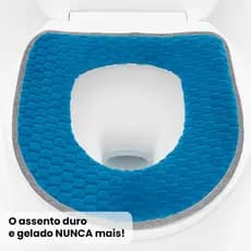 Capa Lavavel Para Assento Sanitario Com Ajuste Firme Conforto no Banheiro Sem Assento Gelado