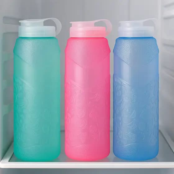 Kit 3 Garrafas Para Geladeira Redonda de 1,6 Litros