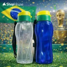 Kit C/02 Garrafas de Água Squeeze Edição Copa do mundo 650ML
