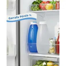 Kit C/02 Garrafas de Geladeira Pérola 1L - Ideal para armazenamento de liquídos em geral