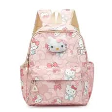 Nova Moda Sanrio Bolsa Escolar Infantil Minha Melodia Kuromi Cinnamoroll Hello Kitty Mochila Fofa De Grande Capacidade