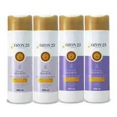 Kit 2 Shampoo e 2 Condicionador Hidratante Ozonizado 250ml