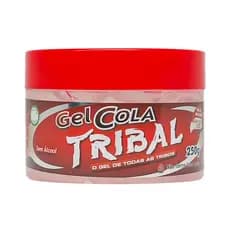 Kit Com 2 Gel Cola Tribal Pote 250g Incolor Mega fixação, Profissional, Modela e Fixa.