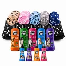 Kit Pet Completo Colchonete Manta Cobertor com Shampoo Condicionador e Colonia