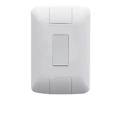 Conjunto 4x2 com 1 Interruptor Simples Tramontina Aria 6 A 250 V