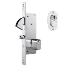 Fechadura 940 porta de correr INOX STAM