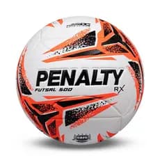 Bola Futsal Rx 500 Penalty / Oficial / Profissional / Futsal / Laranja